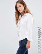 New Look Petite Tailored Shirt - White