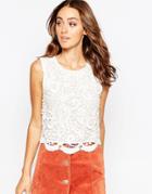 Millie Mackintosh Lace Top - White