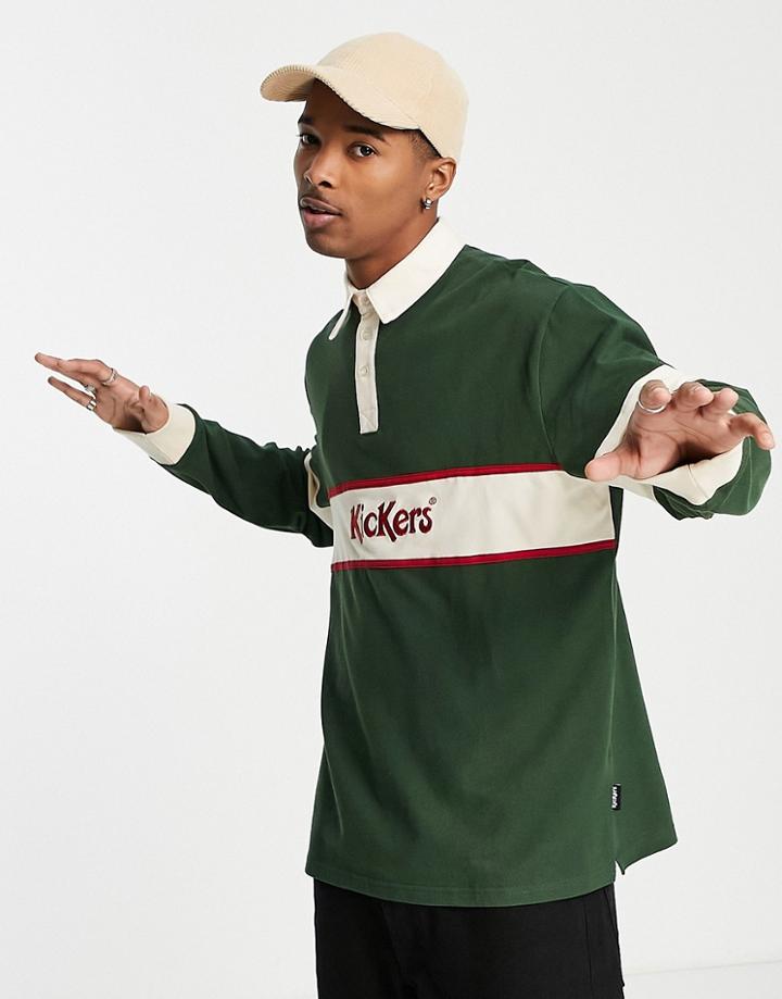 Kickers Rugby Shirt In Green