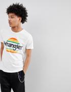 Wrangler Sunset Logo T-shirt - White