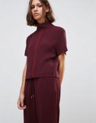 Wood Wood Alona Turtleneck Top - Red