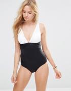 Pour Moi Bahamas Control Swimsuit - Black