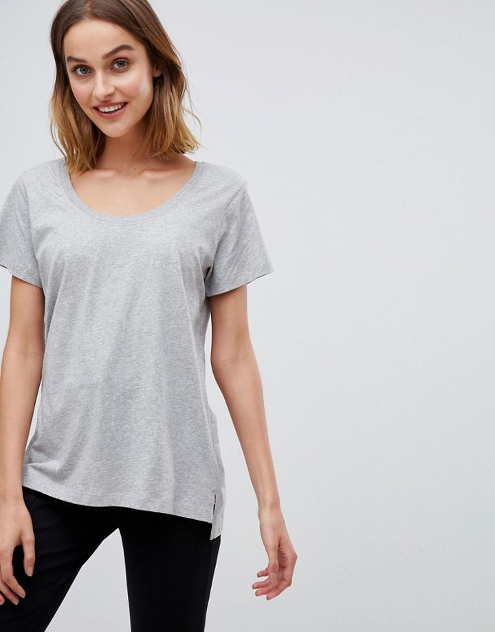 Gestuz Emzz Round Neck T-shirt - Gray