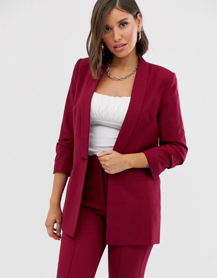 Asos Design Mix & Match Suit Blazer-red