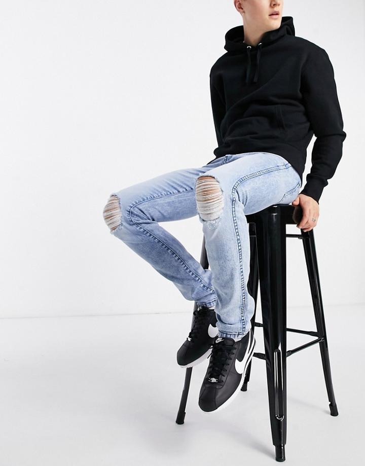 Dr Denim Snap Skinny Fit Jeans-blues