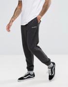 Pull & Bear Joggers With Logo In Gray - Gray