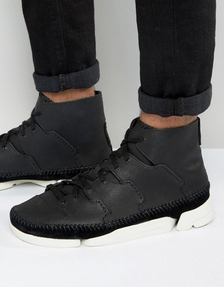 Clarks Originals Trigenic Hi Sneakers - Black