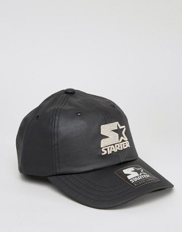 Starter Baseball Cap Pitcher Black Label In Ripstop - Black