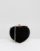 Dune Heart Bag In Black - Black