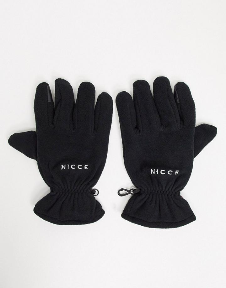 Nicce Soft Touch Gloves In Black