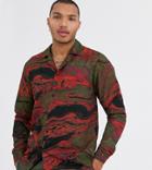 Reclaimed Vintage Oil Slick Long Sleeve Shirt-multi