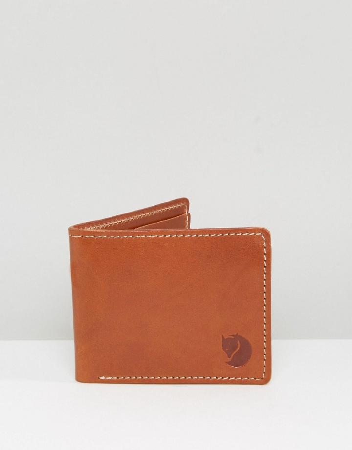 Fjallraven Ovik Leather Wallet - Tan