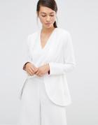 Lavand Soft Open Blazer - White