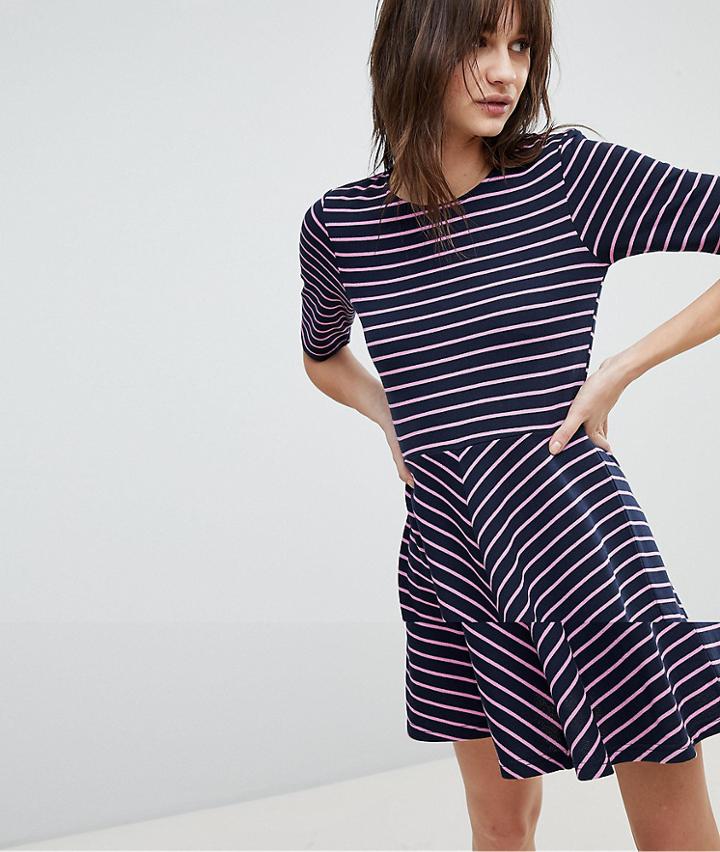 Vero Moda Stripe Skater Dress - Multi