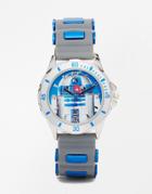 Asos Star Wars Watch With R2d2 In Gray - Gray