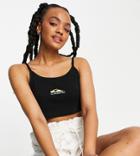 Quiksilver Sunrise Fever Crop Top In Black - Exclusive To Asos