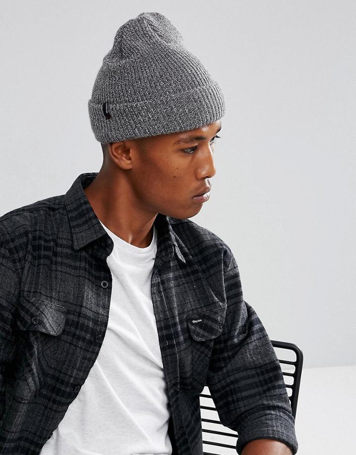 Brixton Beanie In Gray - Gray