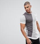 Le Breve Tall Split T-shirt - Gray