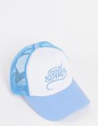 Svnx Vibrant Vacation Trucker Cap In Blue