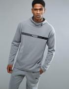 Puma Running Active Tec Stretch Hoodie In Gray 59253303 - Gray