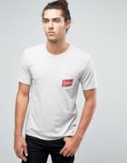 Brixton Carton Logo Pocket T-shirt - Beige