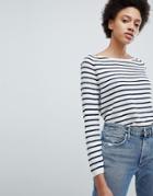 Selected Stripe Lightweight Sweater - Multi