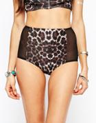 Flook Meli High Waisted Bikini Bottoms - Leopard