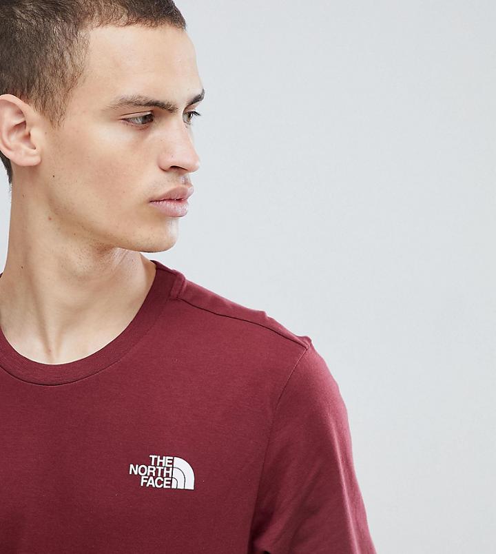 The North Face Exclusive To Asos Simple Dome T-shirt In Red - Red