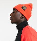 Topman Exclusive @ Asos Beanie With Logo In Red