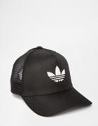 Adidas Originals Trefoil Trucker Cap - Black