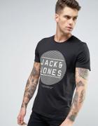 Jack & Jones Logo T-shirt - Black