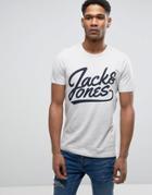 Jack & Jones Originals T-shirt With Embroidered Graphic - White