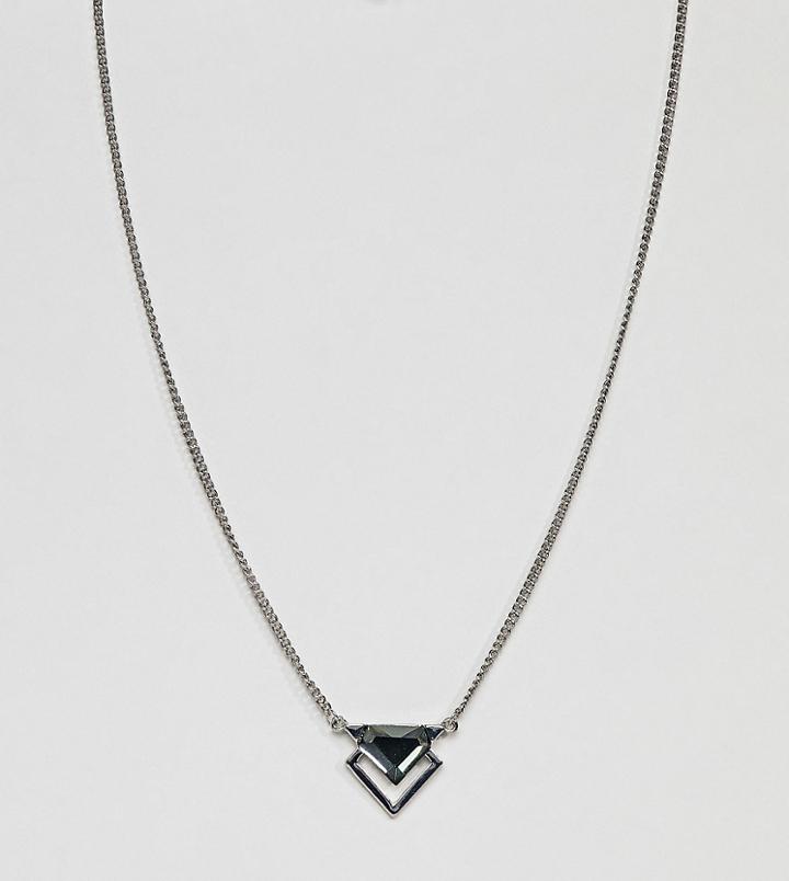 Designb Arrow Necklace In Silver Exclusive To Asos - Silver