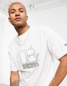 Russell Athletic Embroidered Logo T-shirt In White