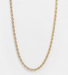 Designb London Exclusive Necklace In Twisted Gold Chain