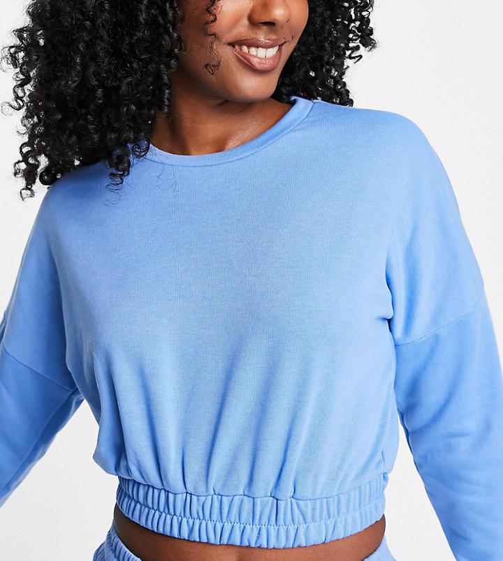 South Beach Oversized Sweatshirt In Blue