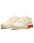 Nike Air Force 1 Fontanka Sneakers In Pearl White-neutral