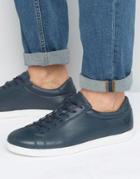Lyle & Scott Findon Leather Sneakers - Blue