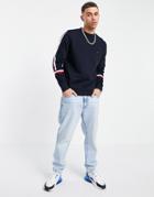 Tommy Hilfiger Rwb Tape Sweatshirt-navy