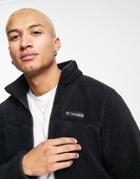 Columbia Rugged Ridge Sherpa Full Zip Fleece In Black