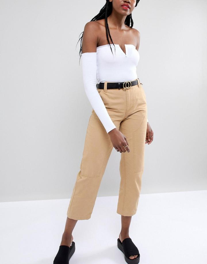 Johnny Loves Rosie Circle Buckle Waist And Hip Belt - Black