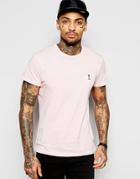 Religion Oil Wash T-shirt - Pale Pink