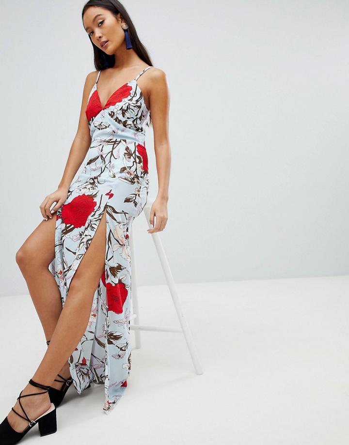Parisian Floral Maxi Dress - Multi