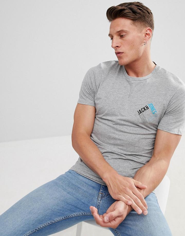 Jack And Jones Logo T-shirts - White
