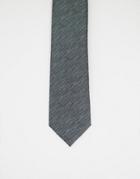 French Connection Plain Tie In Forest Green