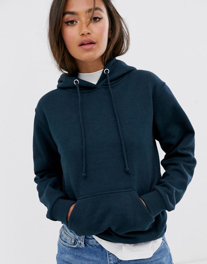 Brave Soul Clarence Navy Hoodie