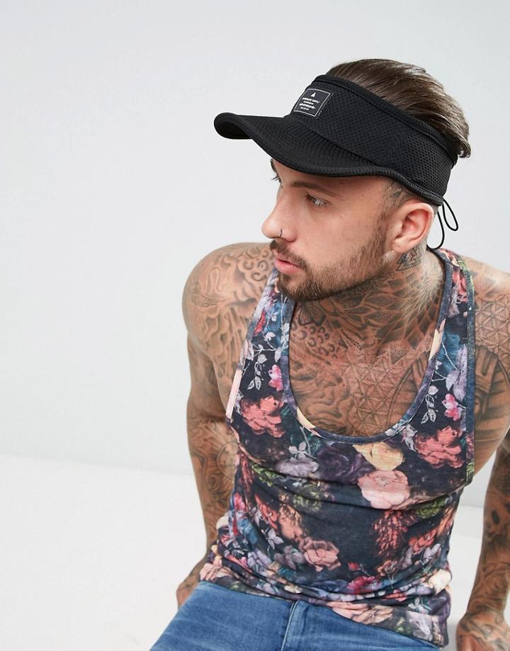 Asos Visor In Black Mesh - Black