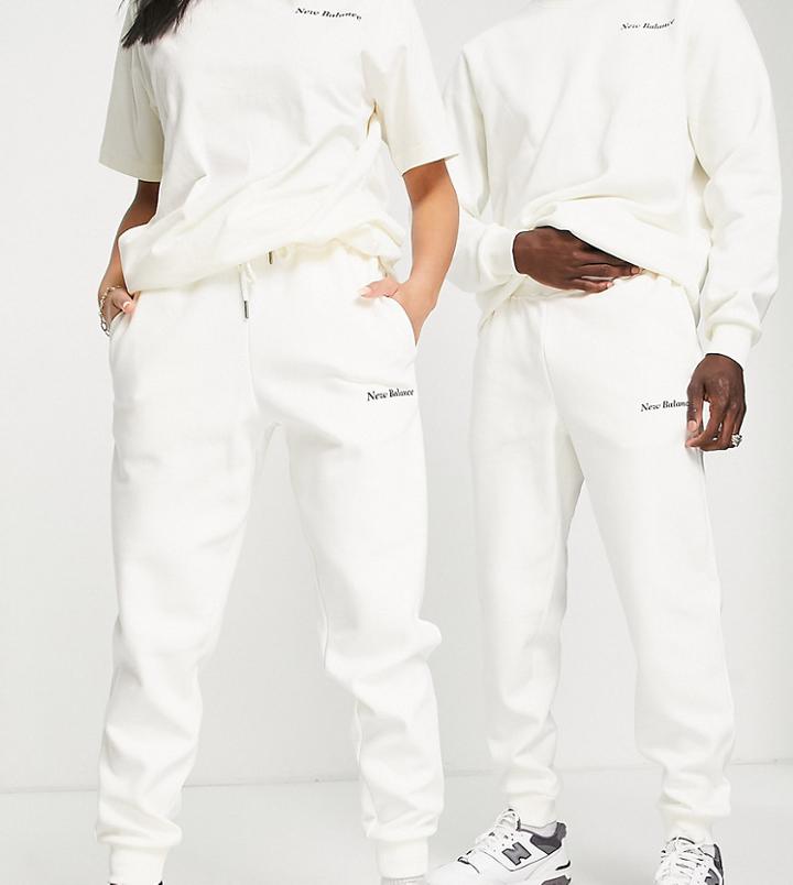 New Balance 'elevate Yourself' Sweatpants In Off White