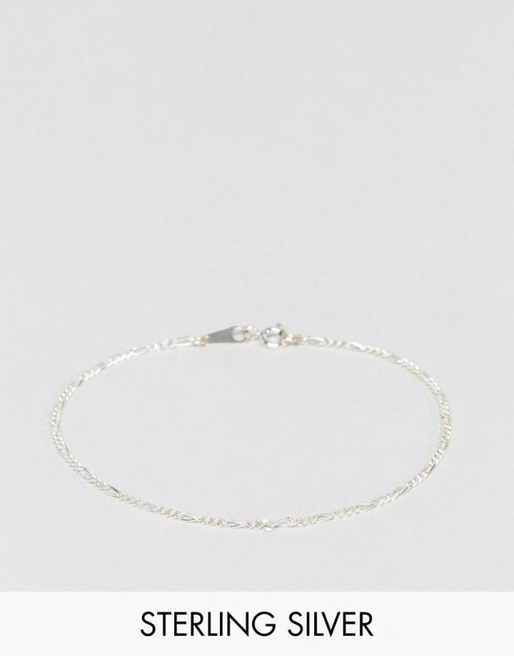 Designb Chain Bracelet In Sterling Silver Exclusive To Asos - Silver