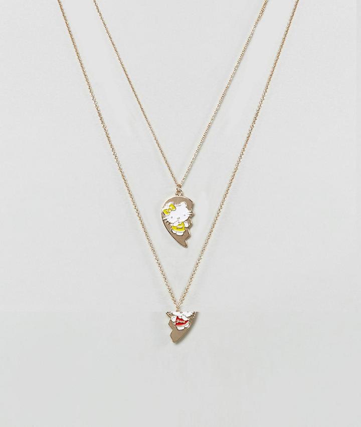 Hello Kitty X Asos Best Friends Necklace - Multi
